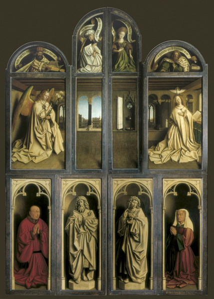 Lam Godsretabel; Ghent Altarpiece or The Adoration of the Lamb; Der Genter Altar; Le polytyque de l'Agneau Mystique