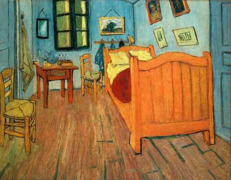 Vincent Van Gogh Phòng ngủ (của Van Gogh) ở Arles (1888)